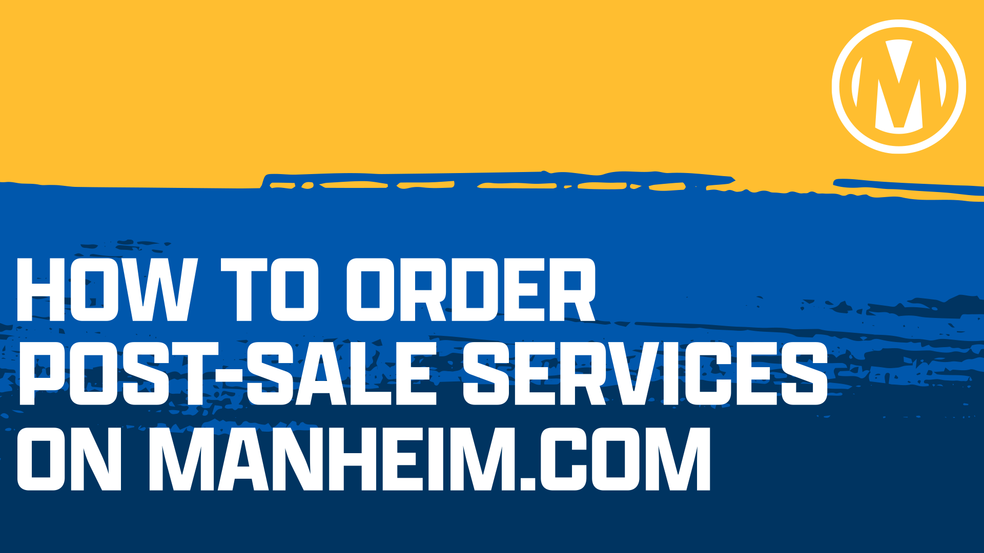 How to Order Post-Sale Services On Manheim.com